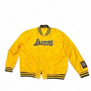 NBA Lakers Yellow Bomber Jacket